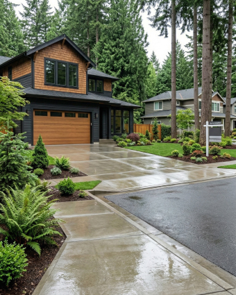 Professional painter applying white paint to a residential interior wall with a roller.